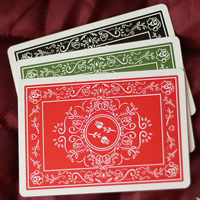 Red Roses Playing Cards