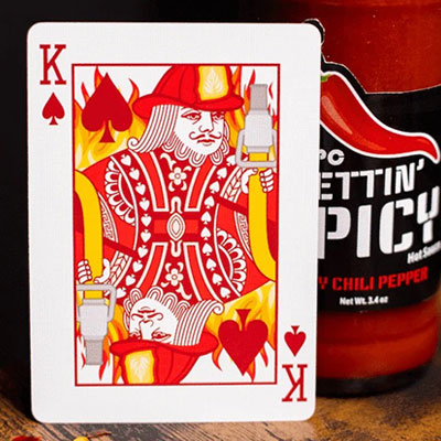 Gettin' Spicy -Chili Pepper Playing Cards