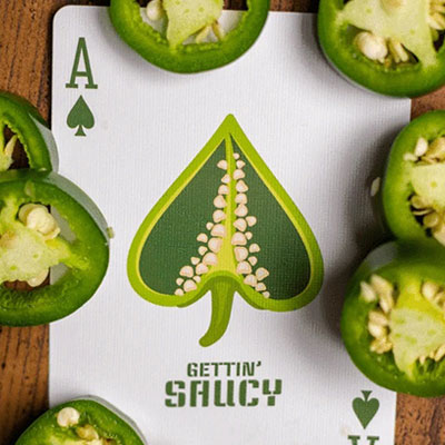 Gettin' Saucy - Jalapeno Pepper Playing Cards