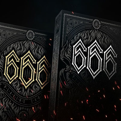 666 Greedy Gold (Gold Foil) Playing Cards