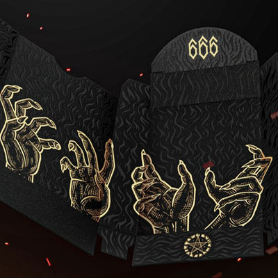 666 Greedy Gold (Gold Foil) Playing Cards