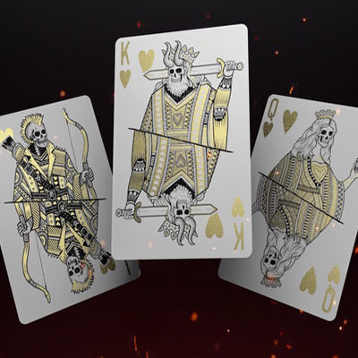 666 Greedy Gold (Gold Foil) Playing Cards