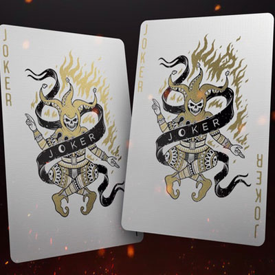 666 Greedy Gold (Gold Foil) Playing Cards