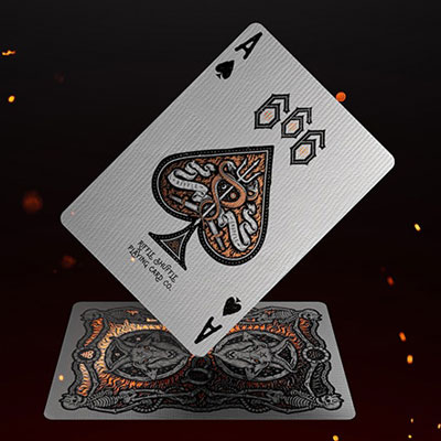 666 Bronze Dark Reserve Playing Cards (Foiled Edition)