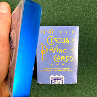 Circus No. 47 (Blue Gilded) Playing Cards by Will Roya