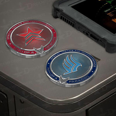 Mass Effect Paragon Renegade Morality Metal Coin by Dreamforger Studios