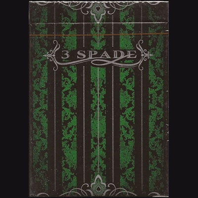 Green Artifice 3 Spade Gaff Deck by Ellusionist