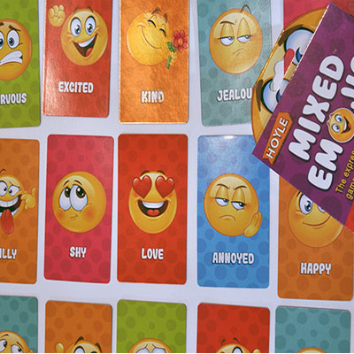Hoyle Mixed Emojis Playing Cards