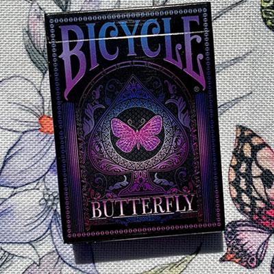 Bicycle Butterfly (Purple) Playing Cards by Will Roya