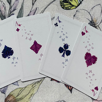 Bicycle Butterfly (Purple) Playing Cards