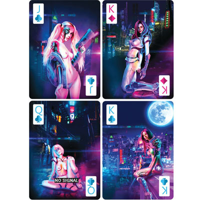 Cybernude Playing Cards