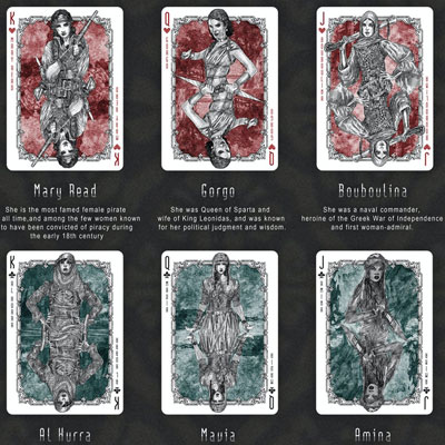 Warrior Women Playing Cards: Volume II