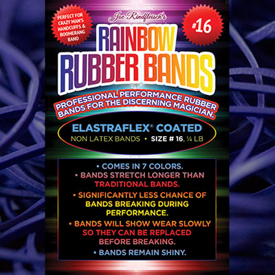 Joe Rindfleischs Size 16 Rainbow Rubber Bands (Dan Harlan - Deep Purple)