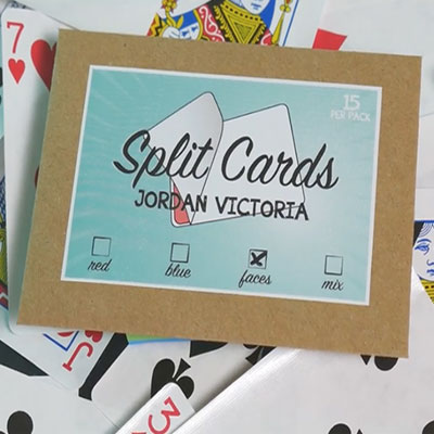 Split Cards 15 ct (Faces) by PCTC