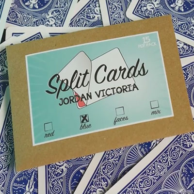 Split Cards 15 ct (Blue) by PCTC