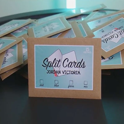 Split Cards 15 ct (Blue)