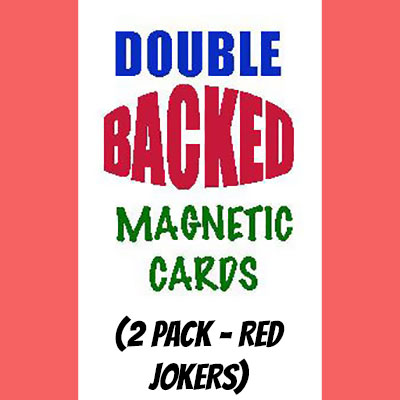 Magnetic Cards (2 pack Red Jokers) by Chazpro Magic