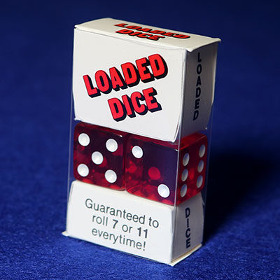 Loaded Dice (Acrylic Red) by Solomagia