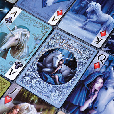 Anne Stokes Unicorns (Blue) Cards