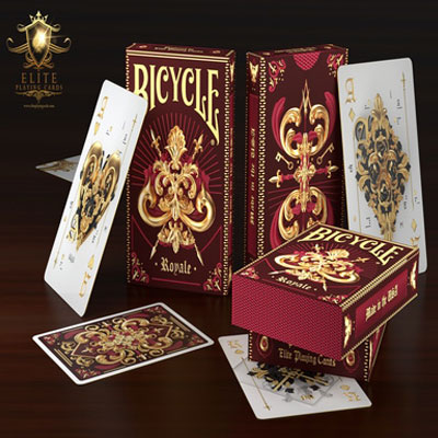 Bicycle Royale (Burgundy Gilded Edition)