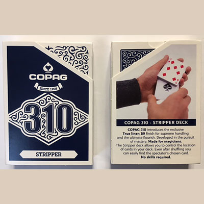Copag 310 Stripper (Blue) Playing Cards by Copag