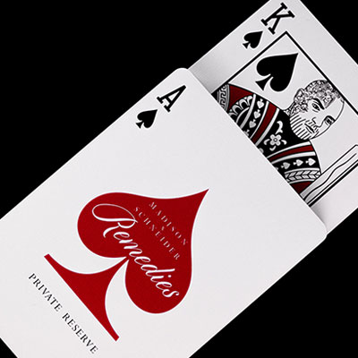 Private Reserve Remedies Playing Cards