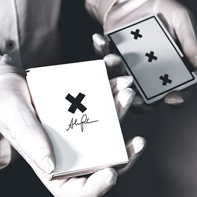 X Deck (White) Signature Edition Playing Cards