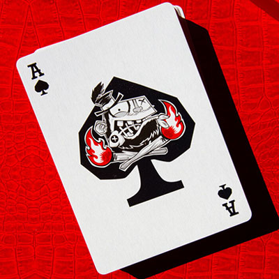 Trash and Burn (Red) Playing Cards