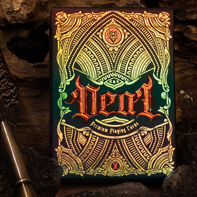 Deal with the Devil (Golden Contract) UV Foiled Edition by Darkside Playing Card Co