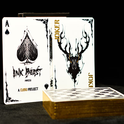 Ink Beast (Gilded Gold Edition) Playing Cards