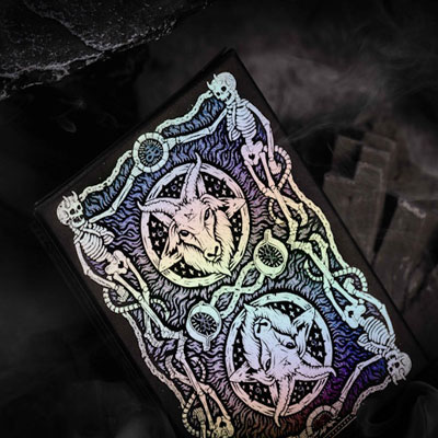 666 Reverse Holo Dark Reserve Playing Cards (Foiled Edition)