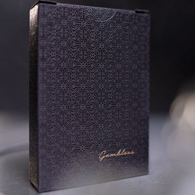 Gamblers Playing Cards (Borderless Black) by Christofer Lacoste