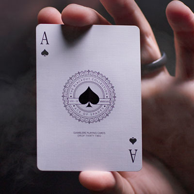 Gamblers Playing Cards (Borderless Black)