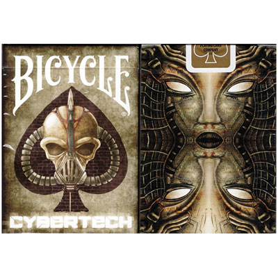 Gilded Limited Edition Bicycle Cybertech Playing Cards by USPCC