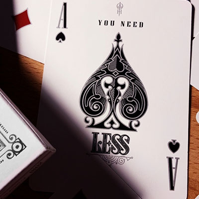 Less Playing Cards (Silver)