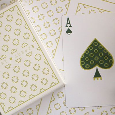 Limited Edition Expert At The Card Table (White) Playing Cards