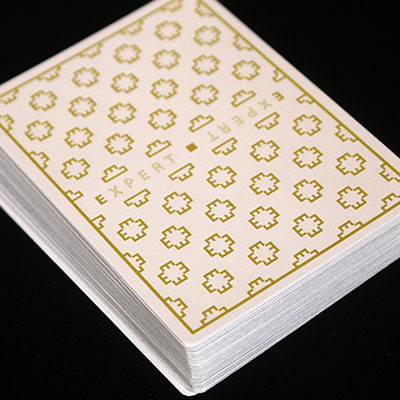 Limited Edition Expert At The Card Table (White) Playing Cards