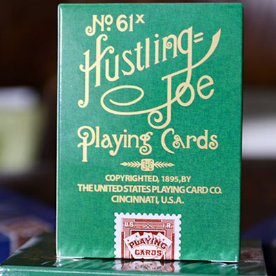 Limited Edition Hustling Joe (Frog Back Green Box) Playing Cards by Will Roya