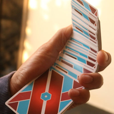 Pastels Blue Limited Edition Playing Cards by Vivek Singhi