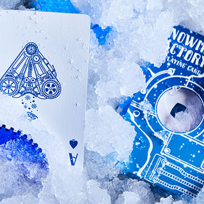 Snowman Factory Playing Cards