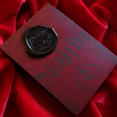 Limited Edition Stanbur Royal Black Seal Playing Cards by SixtyFourPlayingCards