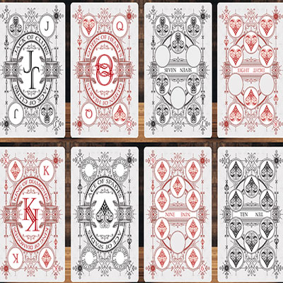 Vintage Label Playing Cards (Private Reserve White)