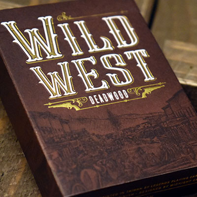 WILD WEST: Deadwood Playing Cards by Legends Playing Card Co