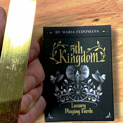 5th Kingdom Semi-Transformation (Artist Edition Gilded Gold 1 Way) Playing Cards by USPCC