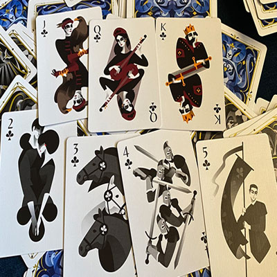 5th Kingdom Semi-Transformation (Artist Edition Gilded Gold 1 Way) Playing Cards