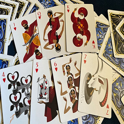 5th Kingdom Semi-Transformation (Artist Edition Gilded Gold 1 Way) Playing Cards