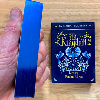 5th Kingdom Semi-Transformation (Player Edition Gilded Blue 2 Way) Playing Cards by USPCC