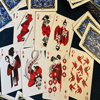 5th Kingdom Semi-Transformation (Player Edition Gilded Blue 2 Way) Playing Cards