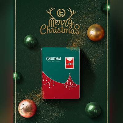 Christmas Playing Cards (Green) by TCC