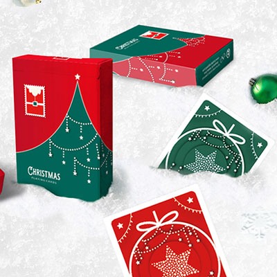 Christmas Playing Cards (Green)